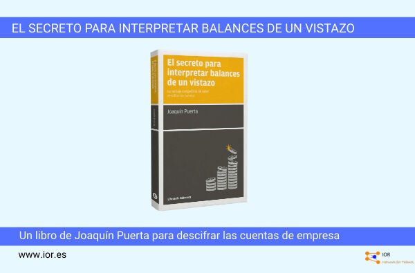 Libro El secreto para interpretar balances de un vistazo de Joaquín Puerta